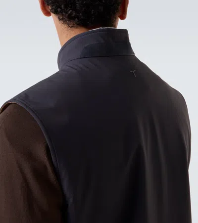 Tod's Technical Vest In Gray