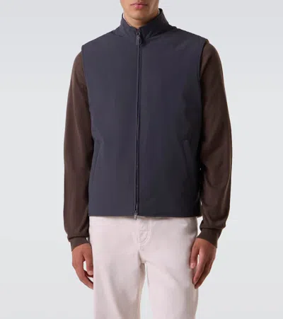 Tod's Technical Vest In Gray
