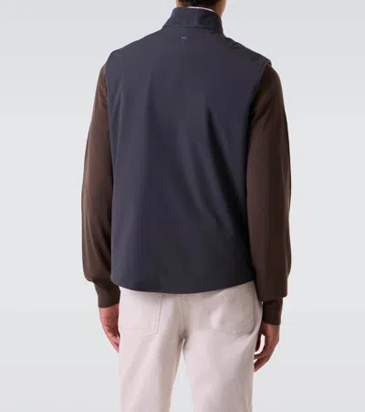 Tod's Technical Vest In Gray