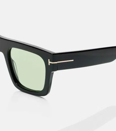 Tom Ford Fausto Square-frame Acetate Sunglasses In Black