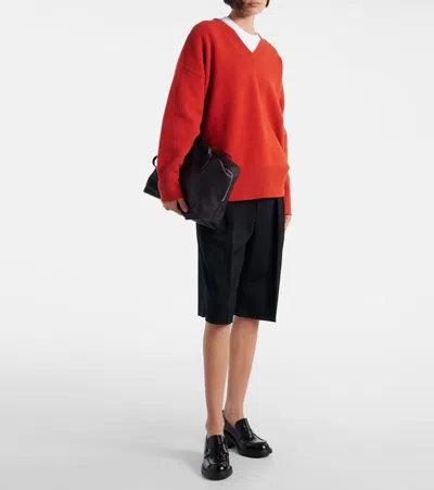 Tod's Leather Loafers With Round Toe And Block Heel In Black