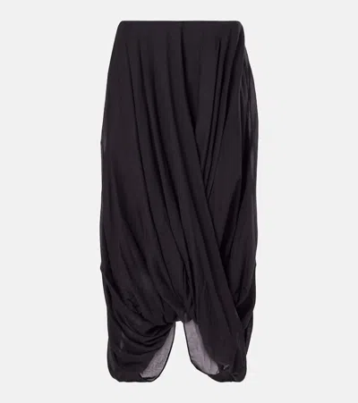 Totême Cocoon Skirt In Black