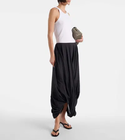 Totême Cocoon Skirt In Black