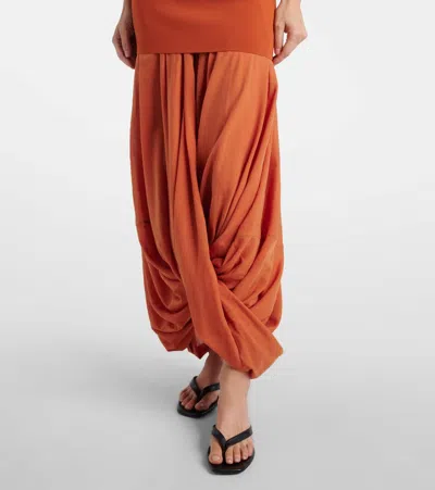 Totême Toteme Cocoon Sleeveless Dress In Brown