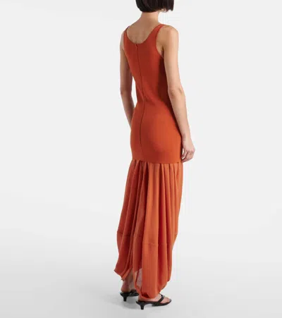 Totême Toteme Cocoon Sleeveless Dress In Brown