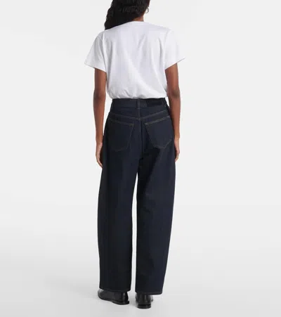 Givenchy Balloon-fit Denim Jeans With Classic Texture In Blue