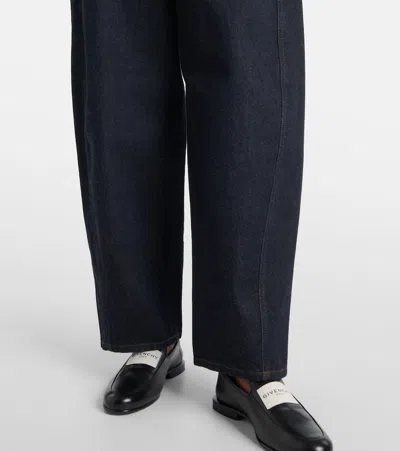 Givenchy Balloon-fit Denim Jeans With Classic Texture In Blue