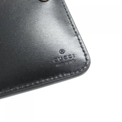 Pre-owned Gucci Black Gg Canvas Coin Purse/coin Case ()