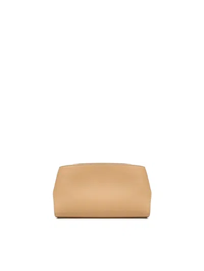 Ferragamo Mini Hug Shoulder Bag In Sand