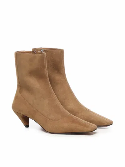 Stella Mccartney Stella Spur Ankle Boots In Brown