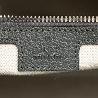 Pre-owned Gucci Gray Pvc Leather Handbag Shoulder Bag ()