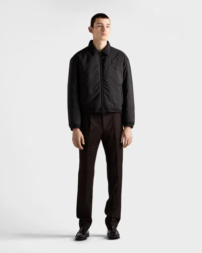Prada Re-nylon Jacket In Black