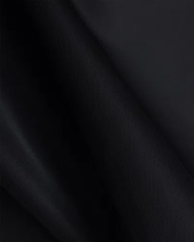 Prada Re-nylon And Leather Scarf In Black