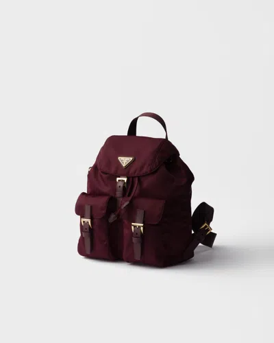 Prada Womens Burgundy Re-edition 1978 Small Re-nylon Backpack In Burgundy