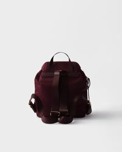 Prada Womens Burgundy Re-edition 1978 Small Re-nylon Backpack In Burgundy
