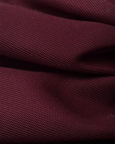 Prada Womens Burgundy Re-nylon Logo-plaque Woven Scrunch