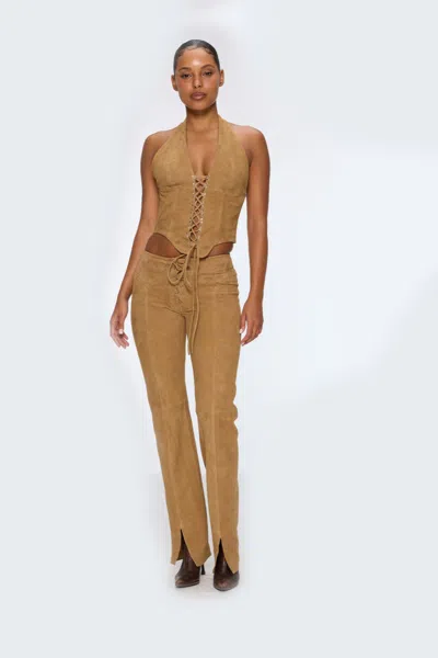Pf25 Mara Corset In Brown