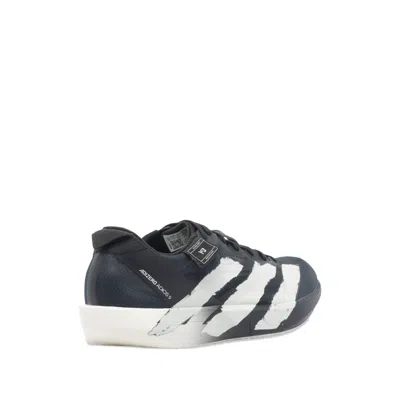 Y-3 Round Toe Sneakers With Iconic Contrast Stripes In Black