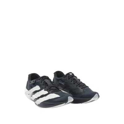 Y-3 Round Toe Sneakers With Iconic Contrast Stripes In Black