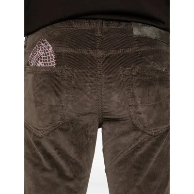 Jacob Cohen Corduroy Trousers In Brown