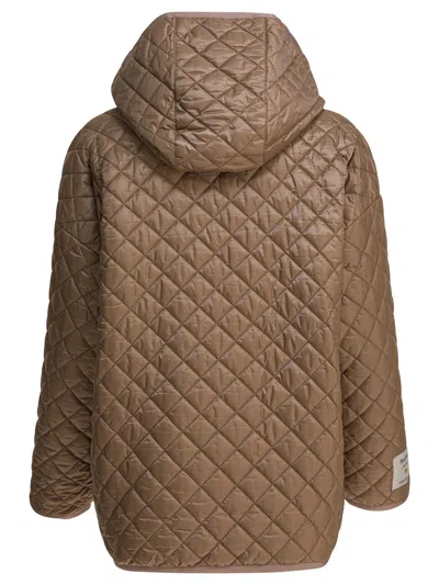 Max Mara The Cube Beige Silk Coat