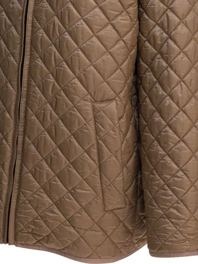 Max Mara The Cube Beige Silk Coat