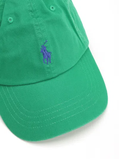 Polo Ralph Lauren Cotton Chino Cap Hats Green