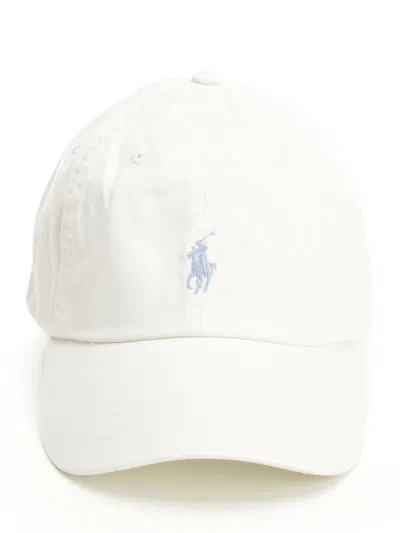 Polo Ralph Lauren Cotton Chino Cap Hats White