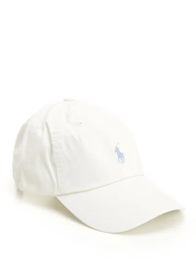 Polo Ralph Lauren Cotton Chino Cap Hats White