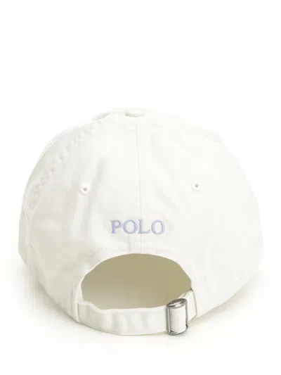 Polo Ralph Lauren Cotton Chino Cap Hats White
