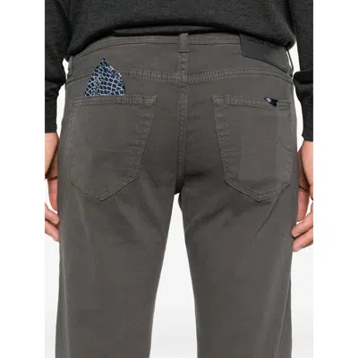 Jacob Cohen Five-pocket Trousers In Black