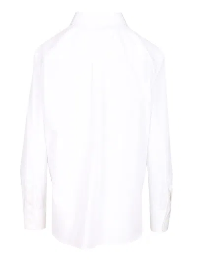 Givenchy Cotton Poplin Shirt Shirts White In White