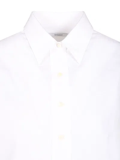 Givenchy Cotton Poplin Shirt Shirts White In White