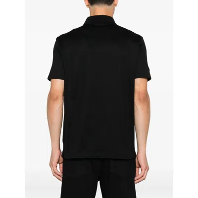 Paul & Shark Logo Polo Shirt In Black