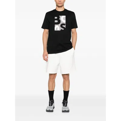 Hugo Boss Logo-detail Cotton T-shirt In Black