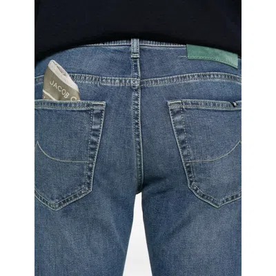 Jacob Cohen Denim Tapered Jeans In Blue