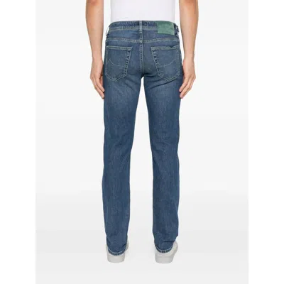 Jacob Cohen Denim Tapered Jeans In Blue