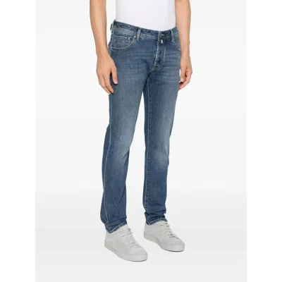 Jacob Cohen Denim Tapered Jeans In Blue