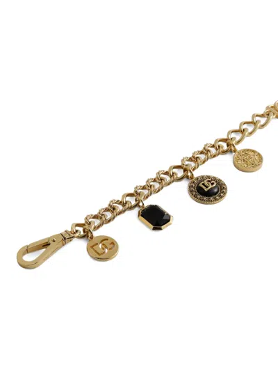 Dolce & Gabbana Like A Virgin Rope Charm Bracelet In Gold