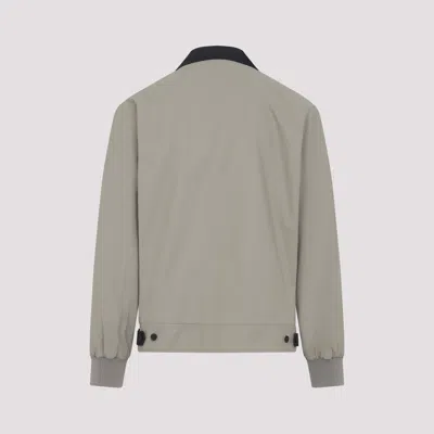 Givenchy Contrast-collar Bomber Jacket In Gray