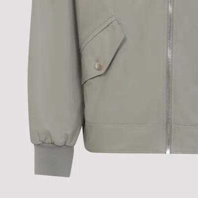 Givenchy Contrast-collar Bomber Jacket In Gray