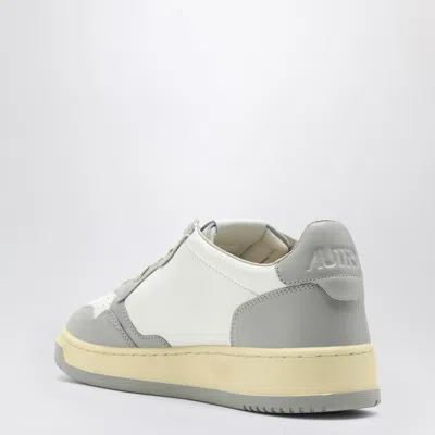 Autry Medalist Perforated Trainers In Gray