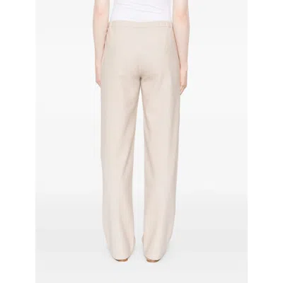 Antonelli Pleated Tie-front Casual Pants In Neutral