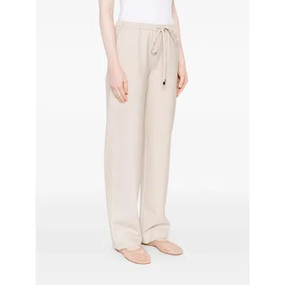 Antonelli Pleated Tie-front Casual Pants In Neutral