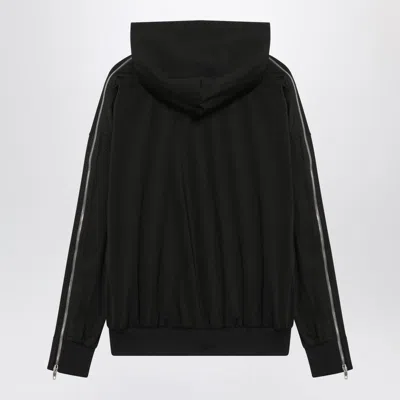 Balenciaga Black Zip-up Sweatshirt Loop Sports Icon