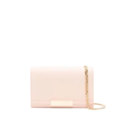 Elisabetta Franchi Neutral Shoulder Bags In Pink