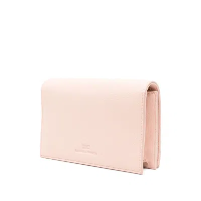 Elisabetta Franchi Neutral Shoulder Bags In Pink