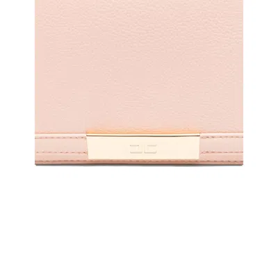 Elisabetta Franchi Neutral Shoulder Bags In Pink