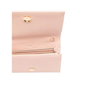 Elisabetta Franchi Neutral Shoulder Bags In Pink
