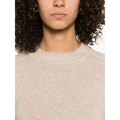 Isabel Marant Sand Wool Blend Leandra Sweater In Neutral